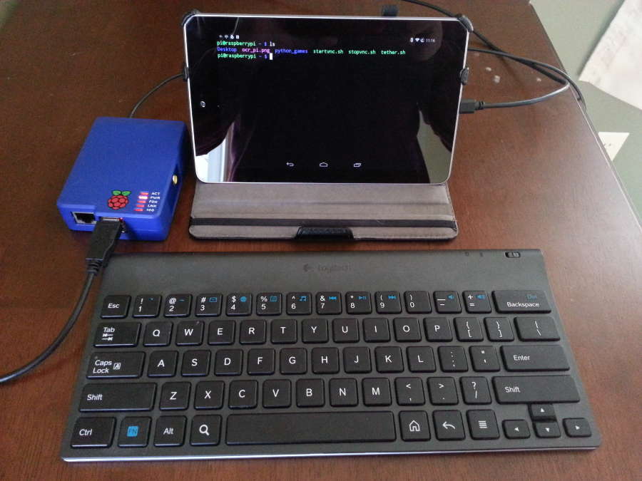 Using an Android Tablet as a Raspberry Pi Monitor